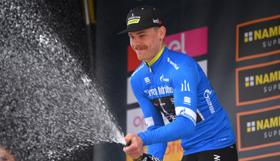 Cicismo: Hepburn, primer líder de la Tirreno Adriático y Gaviria mejor colombiano