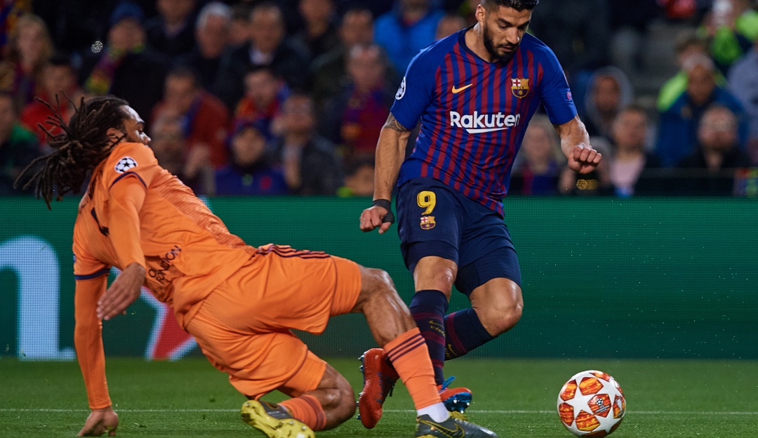 Champions League: Suárez: "En el penalti creo que lo piso y me desestabiliza"