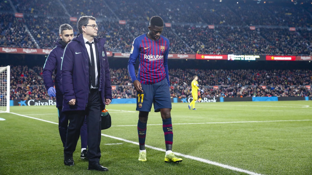 Dembélé se rompe el bíceps femoral