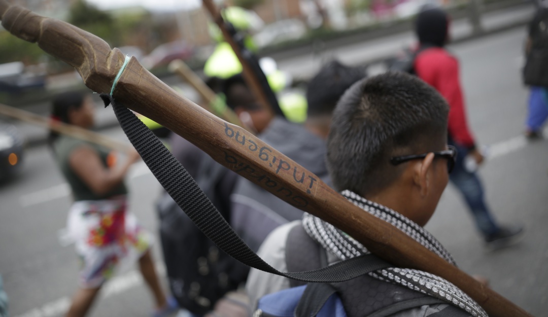 Explosivos en protestas del Cauca: Capturan a indígena con explosivos en las protestas del Cauca
