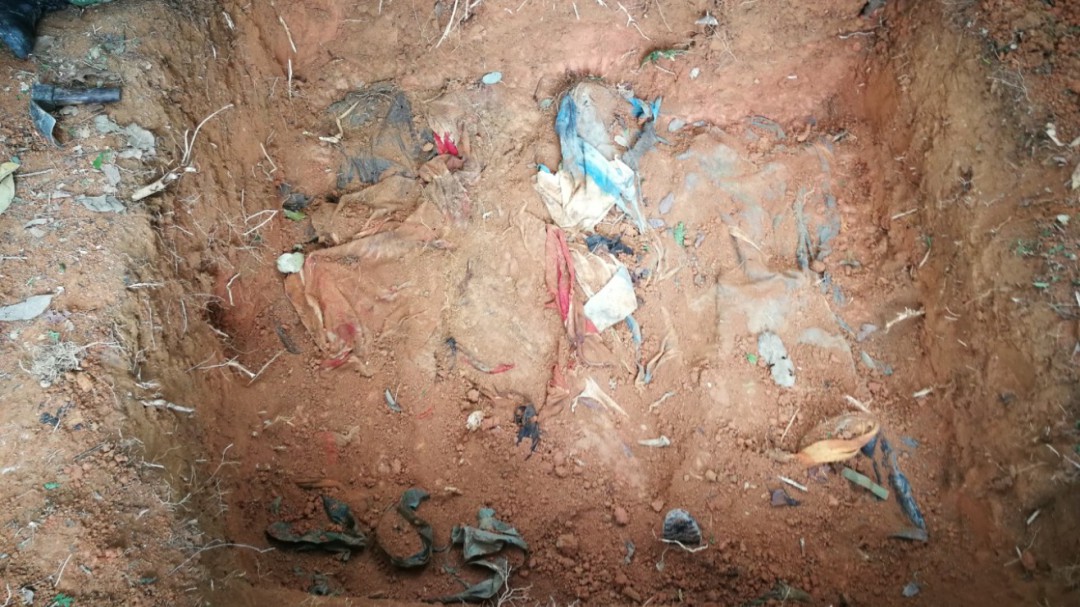 Soldados ubicaron una fosa con tres cuerpos en el sur de Bolívar