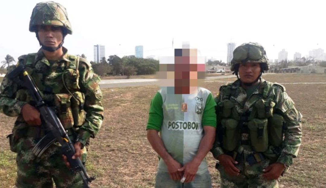 Captura Ejercito Material Guerra Bolívar: En Bolívar, Ejército captura a integrante del ELN con material de guerra