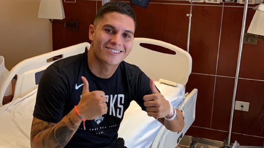 La alegría no se pierde, Quintero sonríe luego de su cirugía