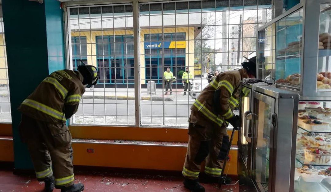 Fuerte explosión en una panadería en Chapinero