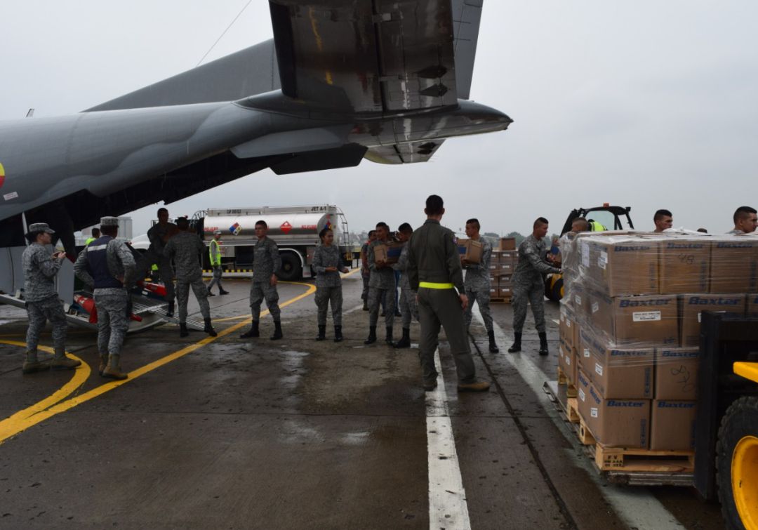 10 toneladas de medicamentos ha transportado la FAC al sur del país