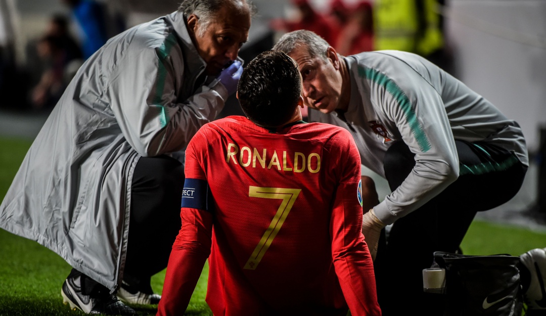 Cristiano lesionado Juventus: Alerta en la Juventus: Cristiano salió lesionado en juego de Portugal