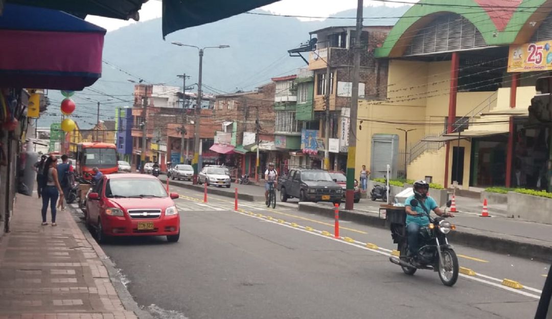 Bici-carril de la carrera primera de Ibagué