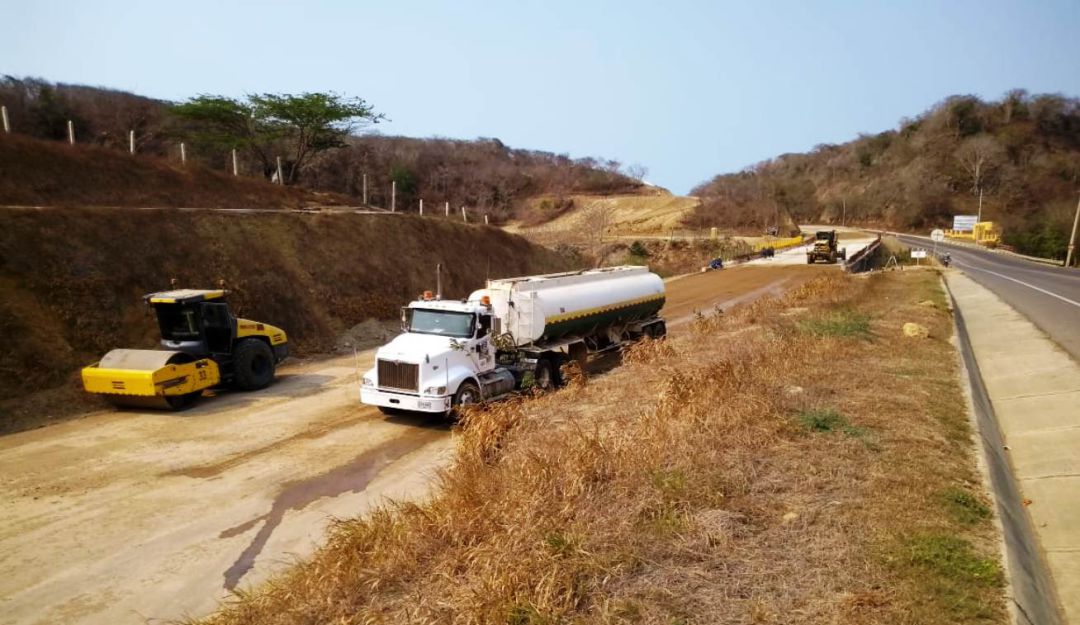 Obras en la vía Cartagena - Barranquilla