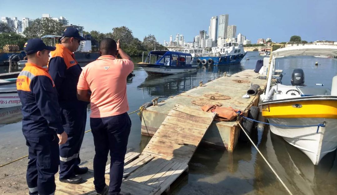 DIMAR Operativos Cartagena Embarcaciones: DIMAR realiza controles para proteger los cuerpos de agua en Cartagena