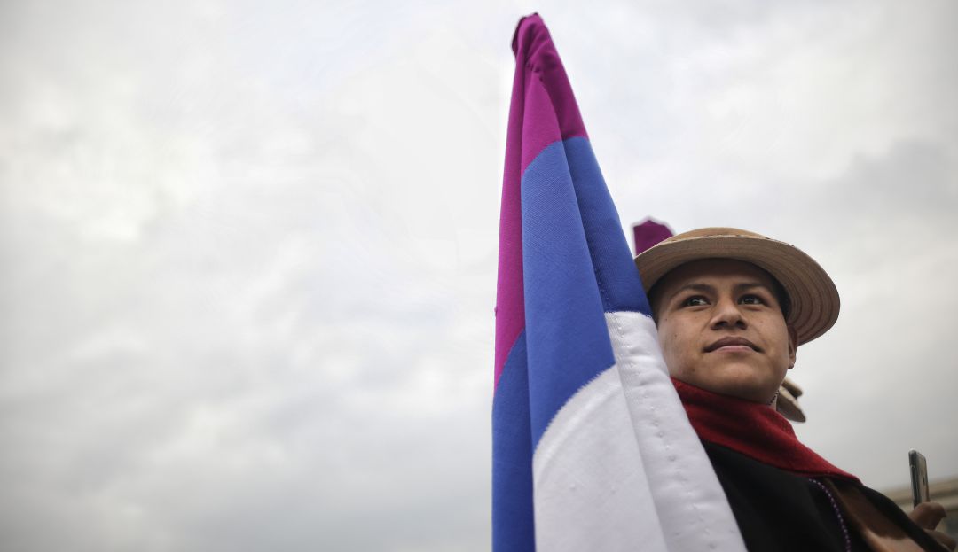 Indígenas de Putumayo mantienen protestas y amenazan con bloqueos
