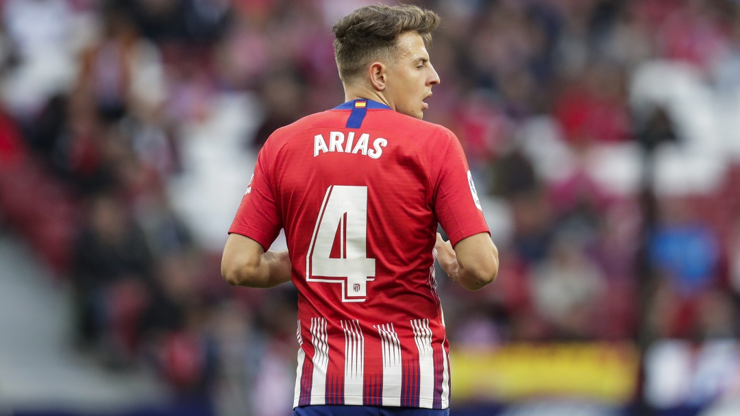 Arias estuvo presente en la victoria del Atlético