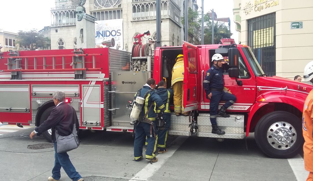 Bomberos en Caldas