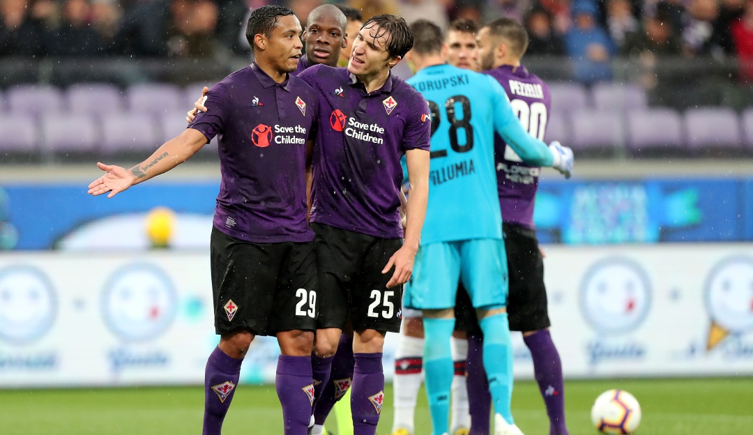 Serie A: Muriel fue titular en el empate de Fiorentina con Bologna