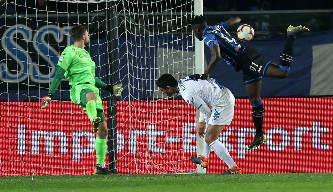 Serie A Atalanta Empoli: Duván Zapata fue titular en el empate de Atalanta ante Empoli