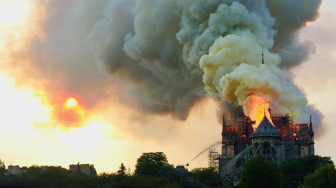 El incendio de Notre Dame no afectó a la Virgen de Guadalupe