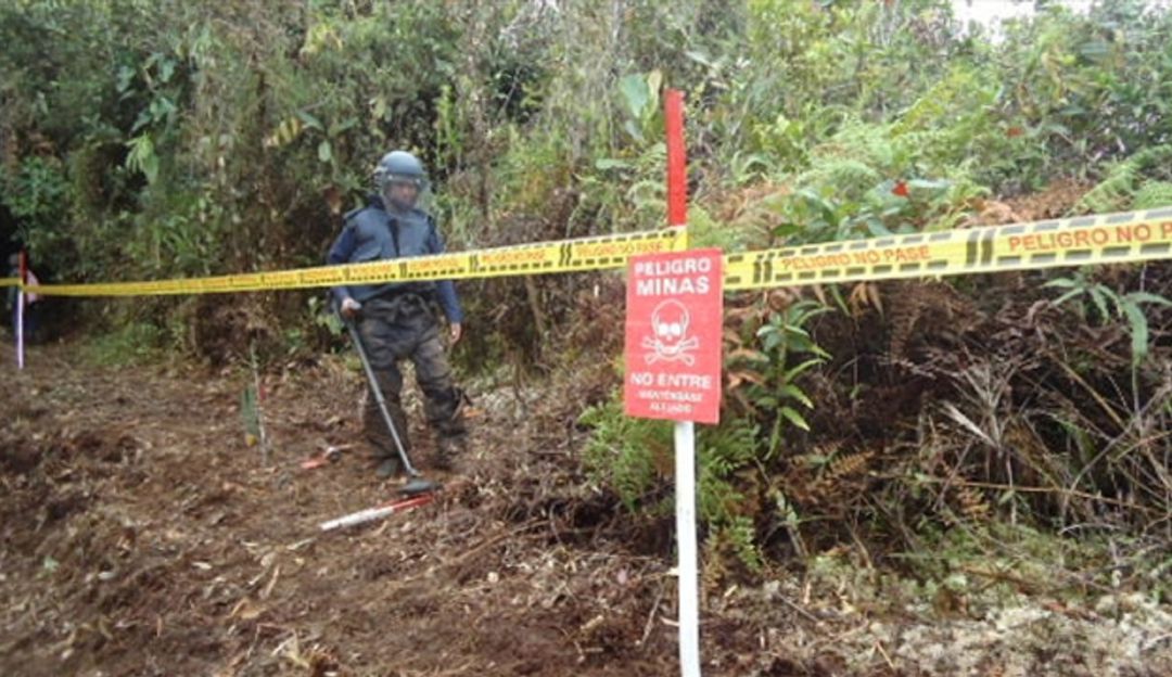 desminado en Briceño, municipios libres de minas, Séptima División del Ejér: Briceño ya no podrá ser declarado libre de minas antipersona