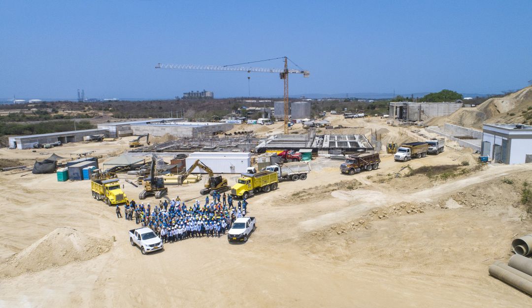 A paso firme, construcción de nueva Planta de Tratamiento de Agua Potable