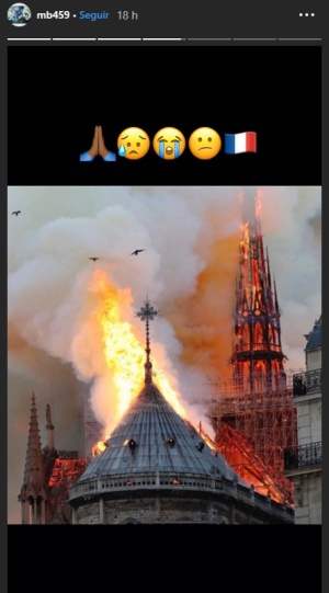 Notre Dame incendio: El mundo del fútbol se suma al dolor por el incendio de Notre Dame Notre Dame incendio: El mundo del fútbol se suma al dolor por el incendio de Notre Dame