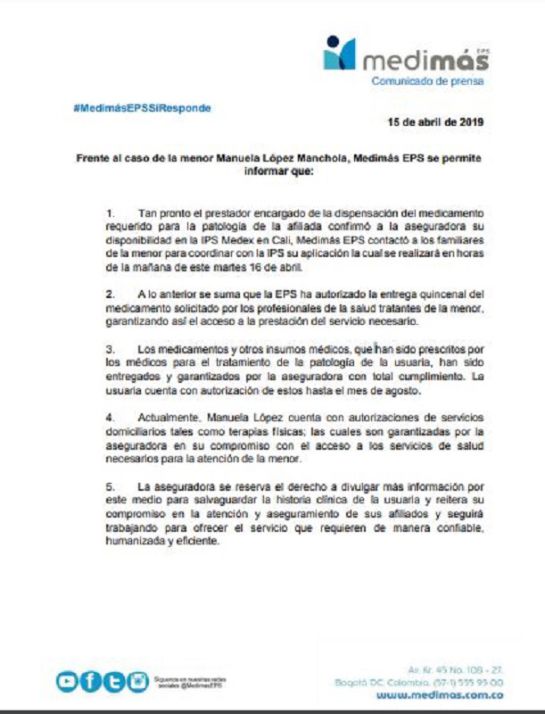 Derechos Humanos: Demandan a Colombia ante CIDH por incumplir en caso de enfermedad huérfana Derechos Humanos: Demandan a Colombia ante CIDH por incumplir en caso de enfermedad huérfana