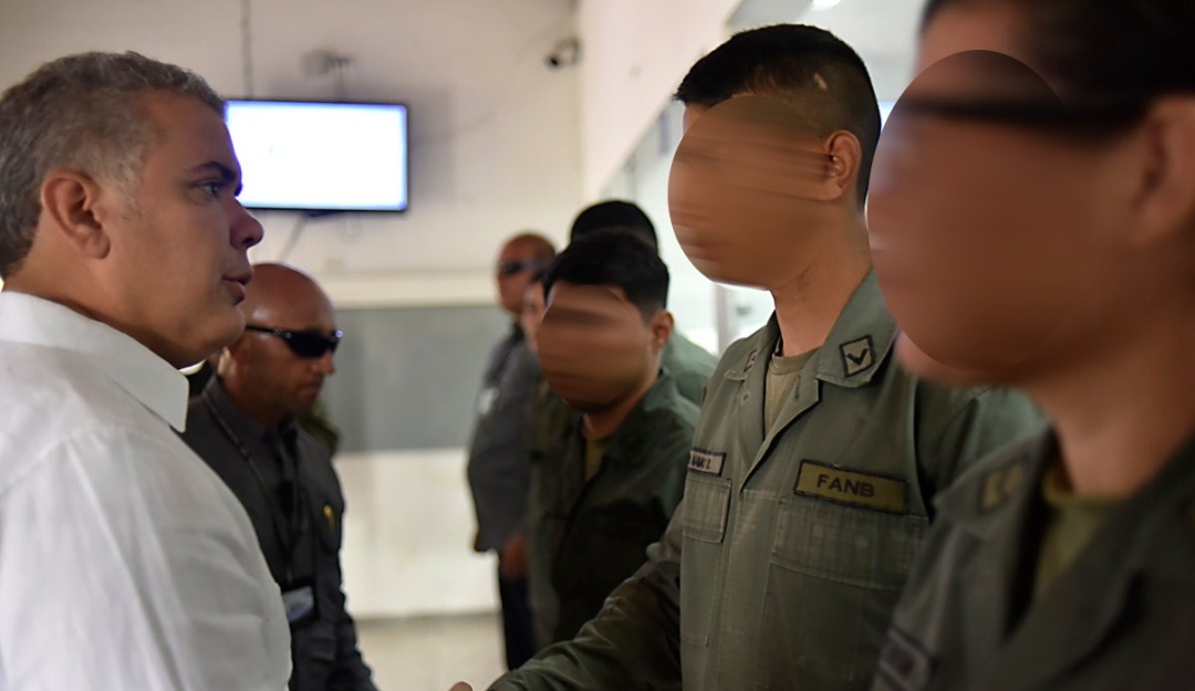 Militares venezolanos que desertaron y se encuentran en Cúcuta