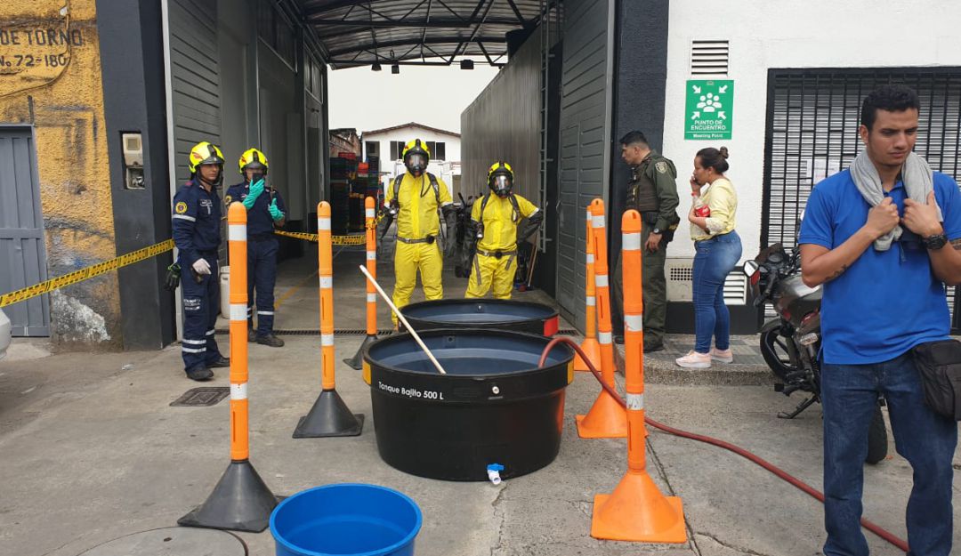 Emergencia en Medellin evacuan fabrica en la ciudad: Emergencia química obligó evacuación de una fábrica en Medellín