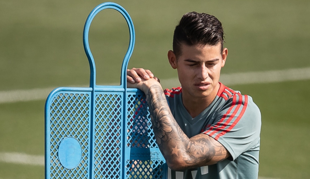 James Rodriguez: James no jugará el sábado con Bayern Munich