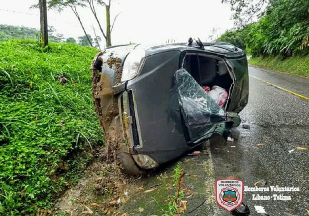 Violento accidente en el norte del Tolima