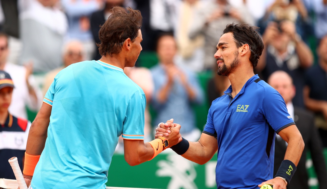 Rafael Nadal y Fabio Fognini