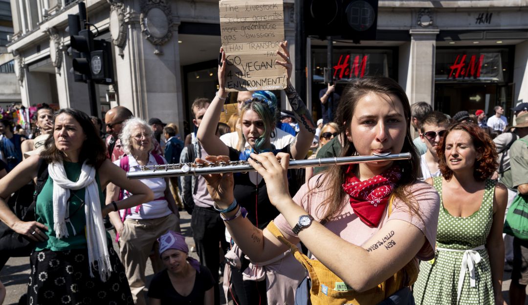 Manifestaciones en Londres