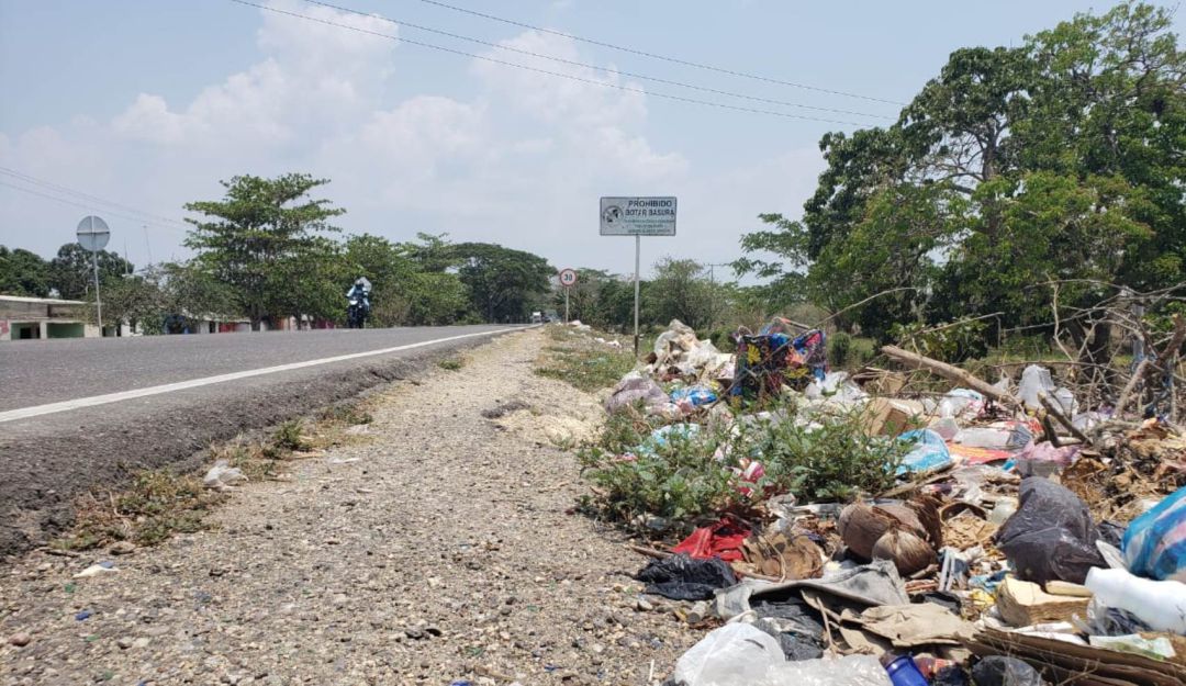 Basura Troncal de Occidente Bolívar Recolección: Denuncian basureros satélites en Sincerín, Bolívar