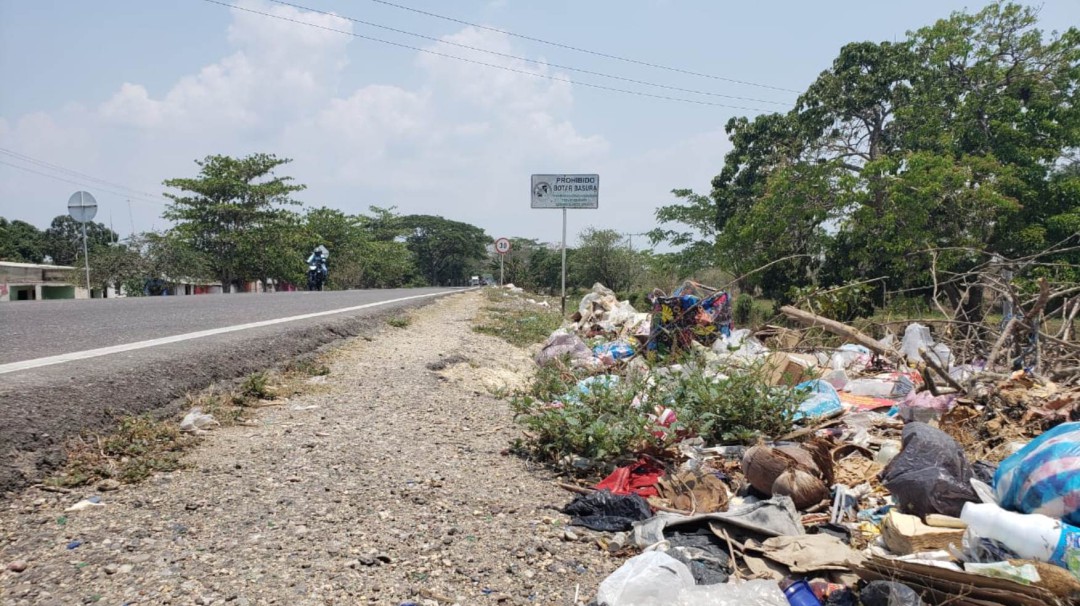 Denuncian basureros satélites en Sincerín, Bolívar
