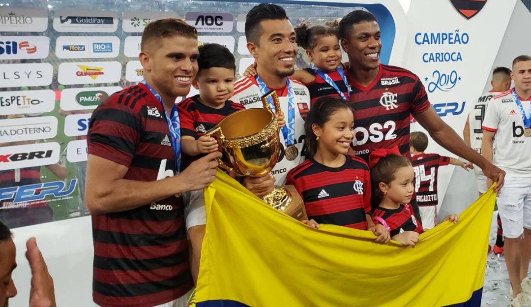 Flamengo Torneo Carioca Cuellar Uribe Berrio: Cuéllar, Uribe y Berrío, campeones del Torneo Carioca