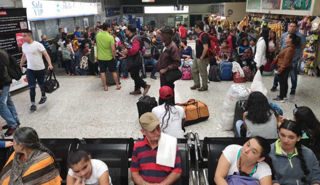 Disminuyó el número de pasajeros que se movilizaron en la Semana Santa