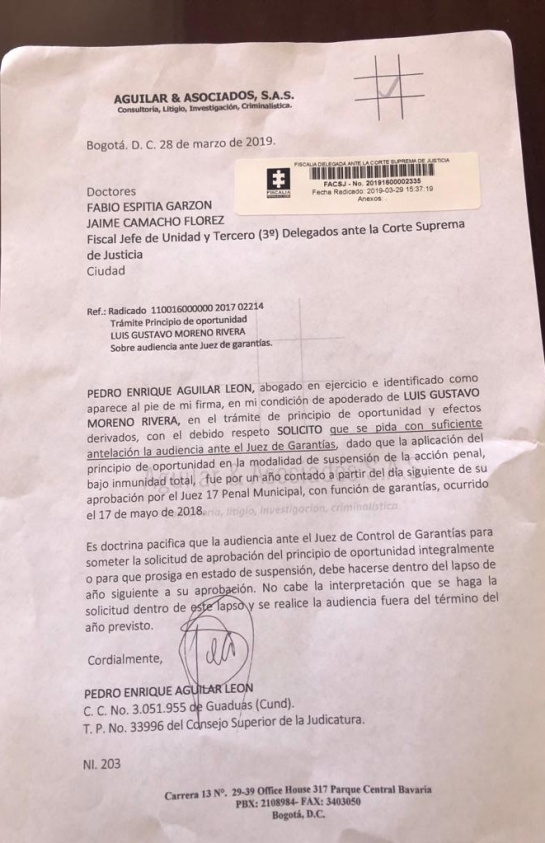 Cartel de la Toga: Ex fiscal Moreno: Cartel de la toga está a punto de quedar en la impunidad Cartel de la Toga: Ex fiscal Moreno: Cartel de la toga está a punto de quedar en la impunidad