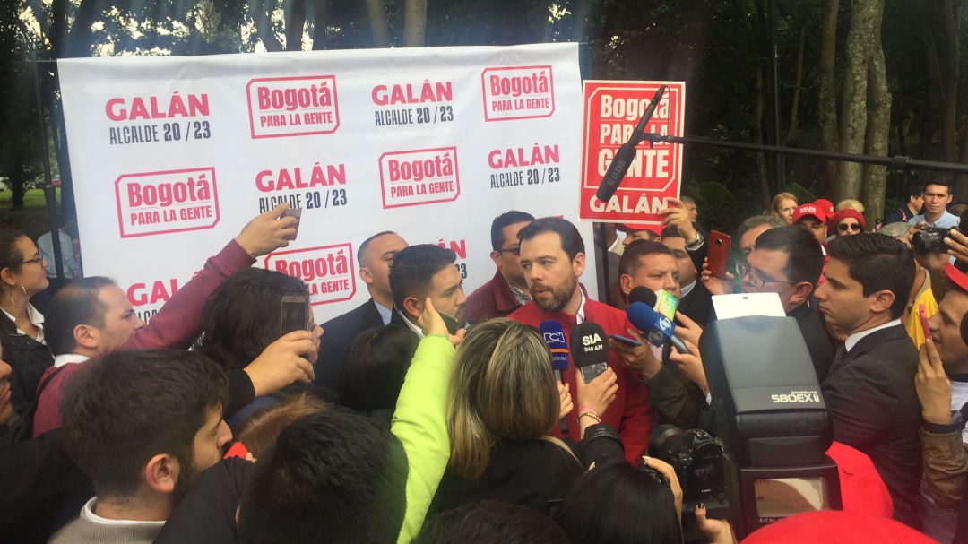 Carlos Fernando Galán lanzó su campaña a la Alcaldía de Bogotá