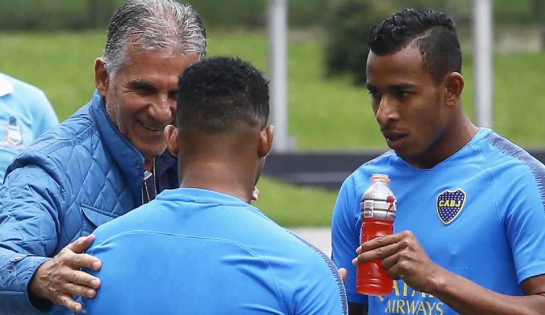 Carlos Queiroz Frank Fabra Sebastián Villa Boca Juniors: Queiroz se reunió con Fabra y Villa en Bogotá