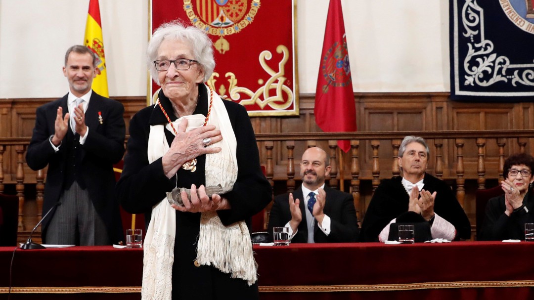 ¡Día histórico para la cultura Uruguaya! Ida Vitale recibe premio Cervantes