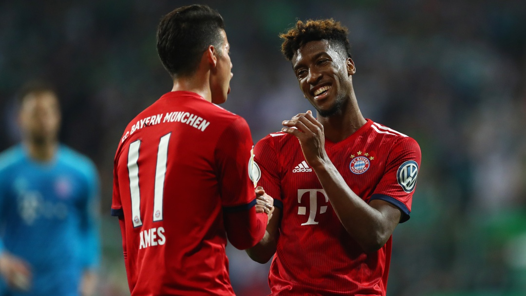 Bayern y James clasificaron a la final de la Copa de Alemania