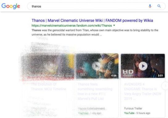Los Vengadores: ¡Increíble! Esto sucederá en Google cuando escriba la palabra “Thanos” Los Vengadores: ¡Increíble! Esto sucederá en Google cuando escriba la palabra “Thanos”