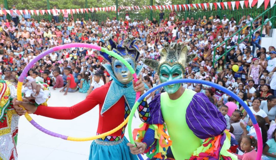 Celebración Día del Niño Gobernación de Bolívar: Lleno en el Parque Espíritu del Manglar en Cartagena por el Día del Niño