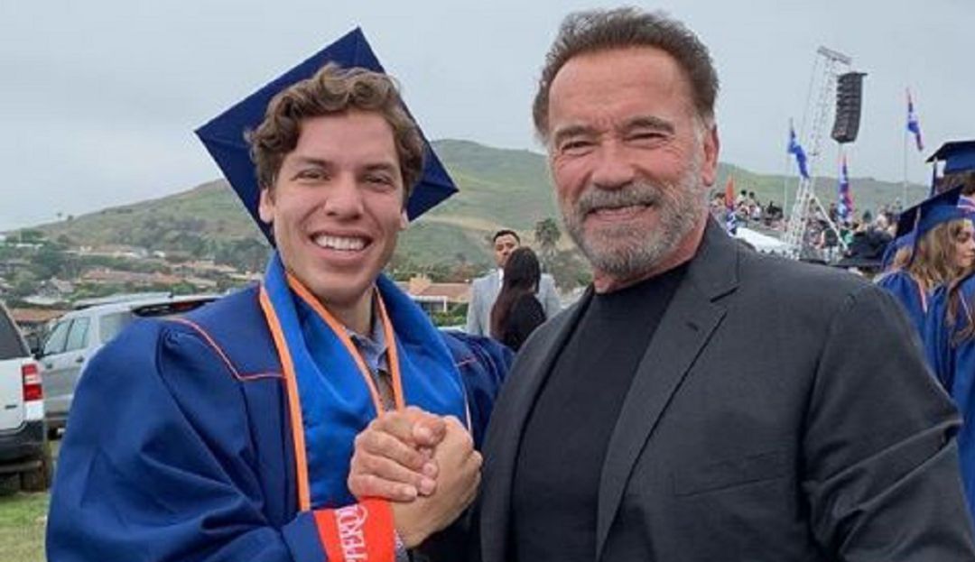 Terminator: Schwarzenegger orgulloso por la graduación de su hijo Joseph