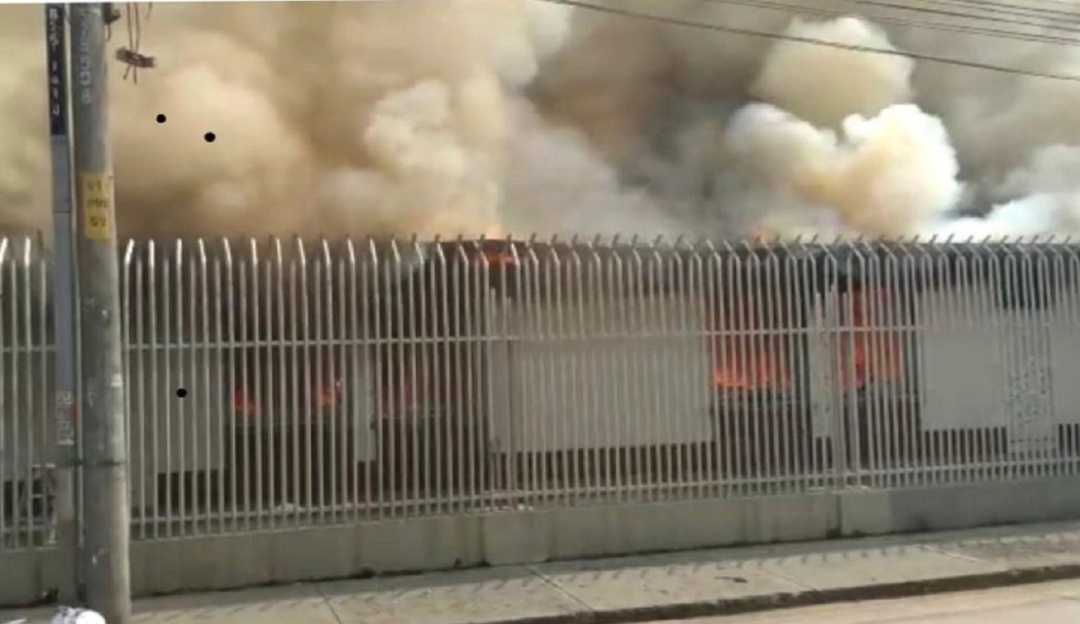 Investigan incendio en iglesia del oriente de Cali