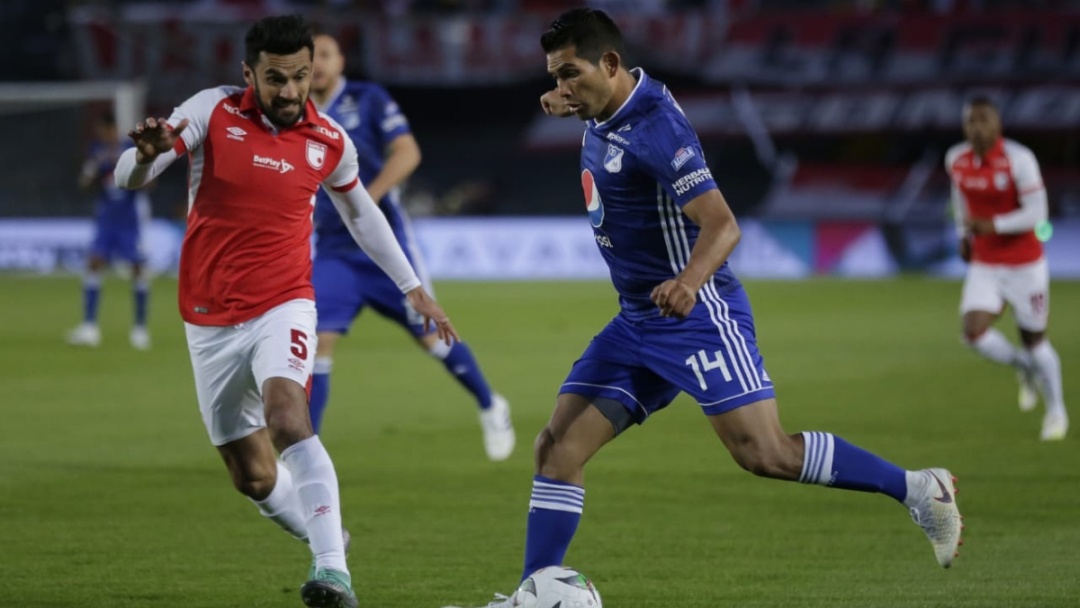 Primero y último: Millos y Santa Fe igualaron en El Campín
