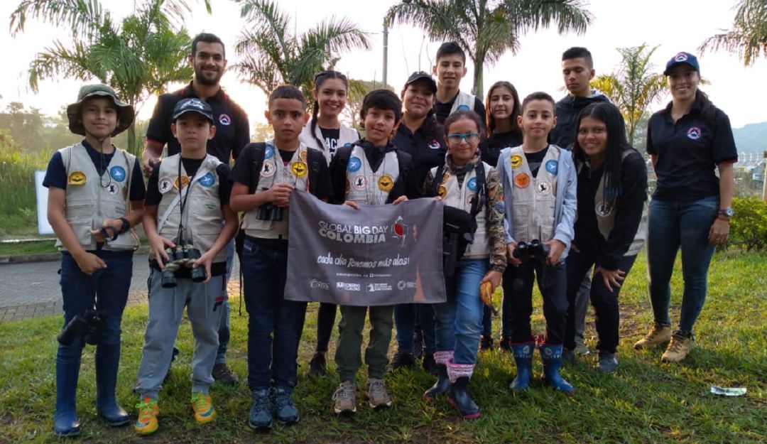 Avistamiento de aves pajareros Global Big Day: Caldas le pone alas al Global Big Day