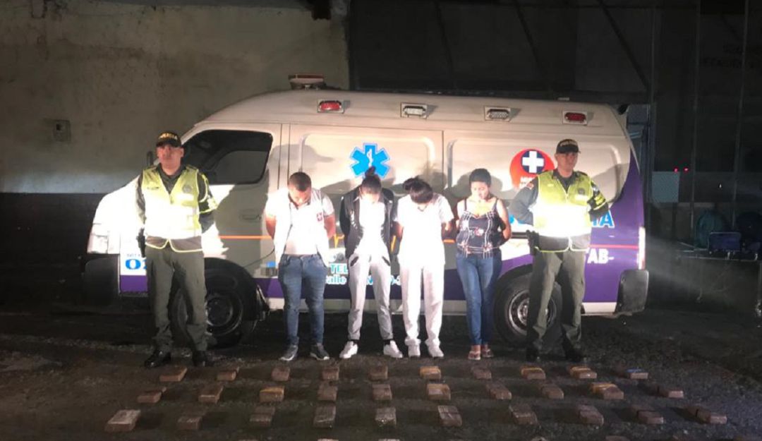 Capturas en Popayán: Otra ambulancia en misión ilícita fue inmovilizada por la Policía en Cauca
