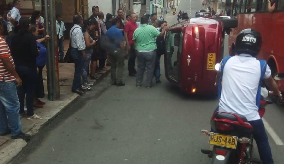 El accidente sucedió en el barrio La Pola.