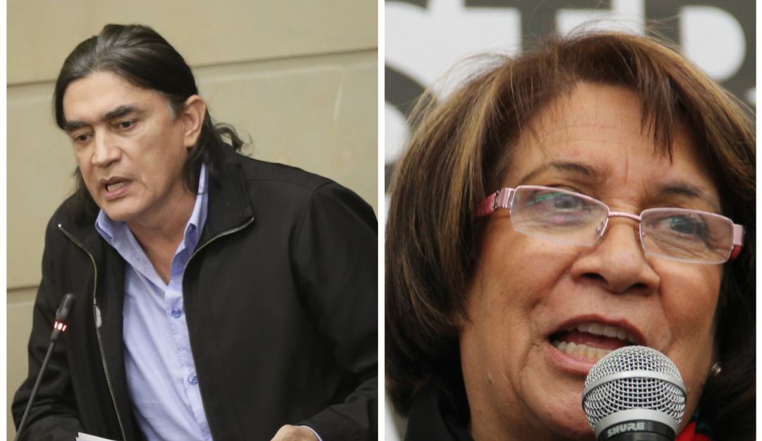 Aida Abella y Gustavo Bolívar