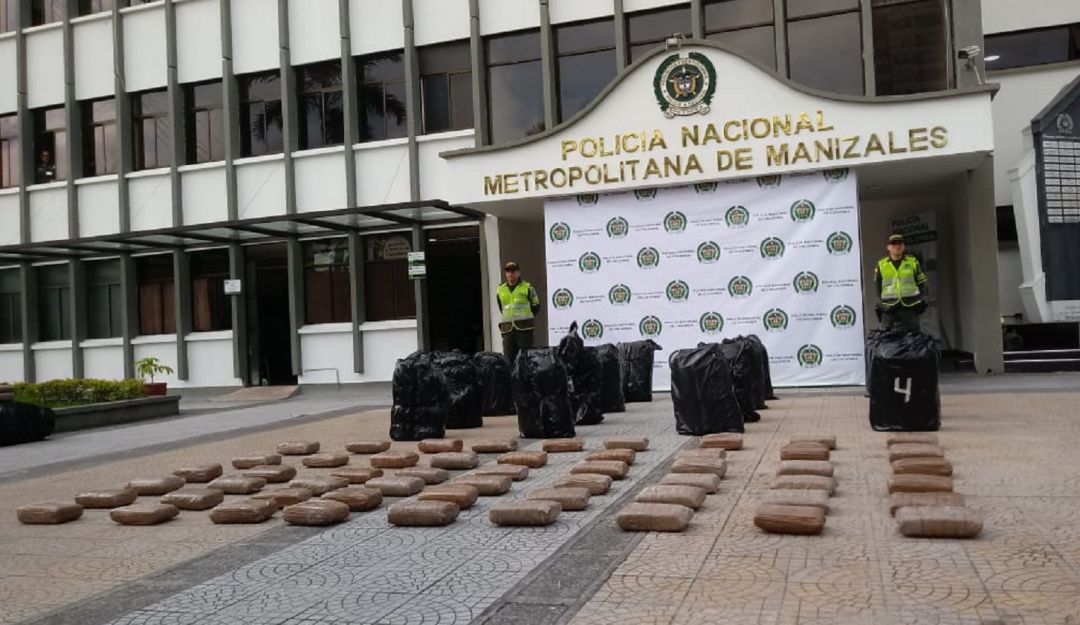 Tráfico de estupefacientes Incautaciones en las vías: Caldas es corredor vial para el tráfico de estupefacientes en el país