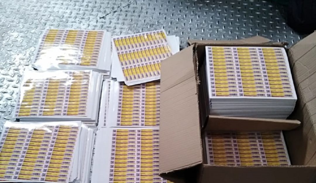 Contrabando en Nariño: Decomisan cerca de 90.000 estampillas falsas de rentas en Nariño