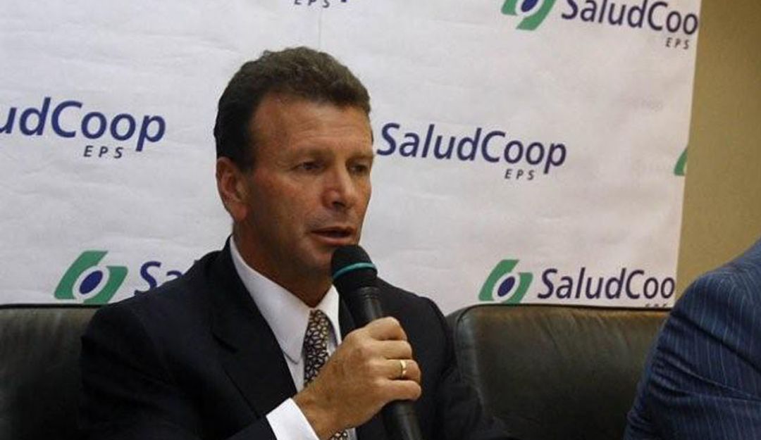 presidente de Saludcoop Carlos Palacino